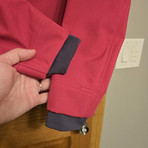 The North Face Soft Shell Fleeced Lined Jacket Pink/purple color size SMALL - Picture 5 of 14